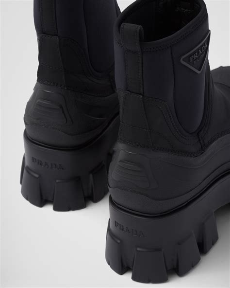 prada monolith boots dupe|monolith re nylon gabardine boots.